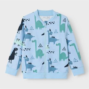 Name It Jongens Niklaus Ziptrui Chambray Blauw