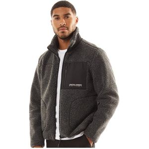 JACK AND JONES Heren Teddy Jacks Grijs