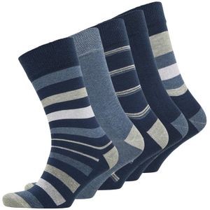 Bench Heren Rulber Sokken 5-Pack Navy