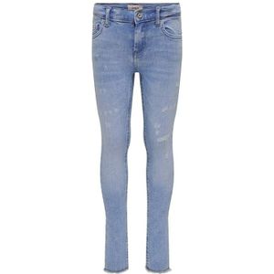 Only Meisjes Blush Life Straight jeans Blauw