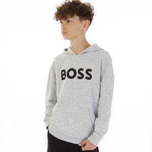 BOSS Jongens Hoodies Grijs