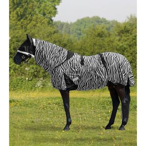 Eczeemdekens - Waldhausen Eczeemdeken zebra  Zwart Wit Bovenlengte: 165 cm & Onderlengte: 115 cm