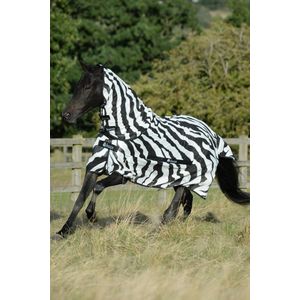 Eczeemdekens - Bucas Buzz-Off Zebra & Neck Zebra Bovenlengte: 145 cm & Onderlengte: 198 cm