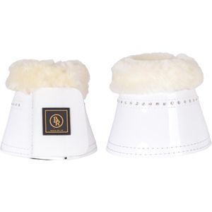 BR Springschoen Glamour Lacquer Sheepskin S  Wit