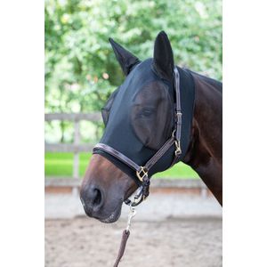 Harry's Horse Vliegenmasker SkinFit met oren XL Zwart