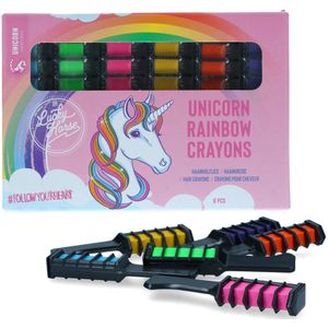 Lucky Horse Unicorn regenboog kleurkrijt One Size Multi