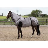 Eczeemdekens - Harry's Horse Eczeem/vliegendeken UV  Grijs Zilver Bovenlengte: 145 cm & Onderlengte: 195 cm