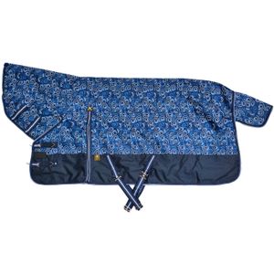 Regendeken - MHS Regendeken "Dream" 100 gram vaste hals Navy Curl Bovenlengte: 85 cm & Onderlengte: 110 cm