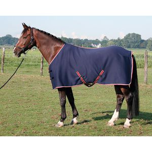 Coolerdeken - Harry's Horse Jersey cooler deken  Navy Blue Bovenlengte: 145 cm & Onderlengte: 195 cm