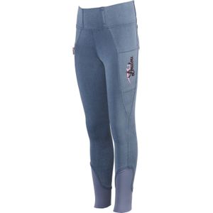 Harry's Horse Rijbroek Equitights Lou-Lou Denim Fiss Full Grip 152 Blauw