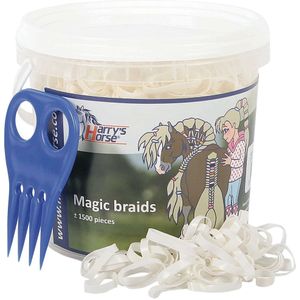 Harry's Horse Magic braids, pot One Size Wit