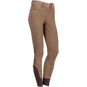 Harry's Horse Rijbroek Denim Moss Full Grip 38 Chocolate