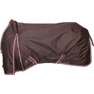 Regendeken - MHS Regendeken met fleece "Glamour" Bruin Bovenlengte: 80 cm & Onderlengte: 105 cm