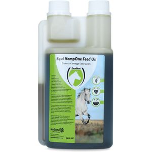 Excellent Equi HempOne Feed Oil Paard 500 ml Naturel