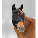 Waldhausen PREMIUM vliegenmasker met gehoorbescherming Pony Zwart