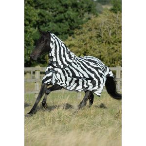 Eczeemdekens - Bucas Buzz-Off Zebra & Neck Zebra Bovenlengte: 120 cm & Onderlengte: 160 cm