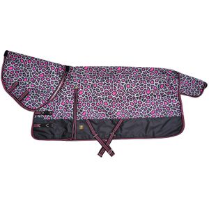 Regendeken - MHS Regendeken "Feya" 100 gram afneembare hals Pink Turtle Bovenlengte: 60 cm & Onderlengte: 80 cm