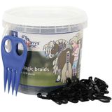 Harry's Horse Magic braids, pot One Size Zwart