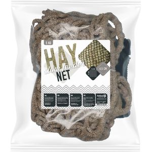 Excellent Hay Slowfeeder net 5 kg (5 mm dik, maaswijdte 45 mm) One Size Natural