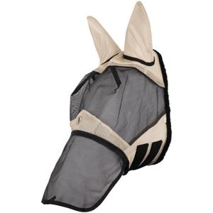BR Vliegenmasker Classic  Pony Zwart Goud