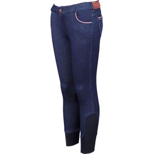 Harry's Horse Rijbroek Denim LouLou Montecristo Full Grip SU23 128 Navy