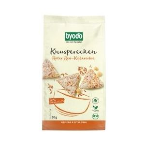 Knusperecken mit rotem Reis & Kichererbse