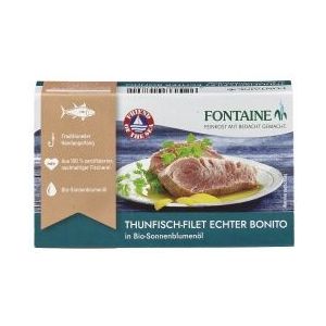 Echter Bonito-Thunfisch in Sonnenblumenöl