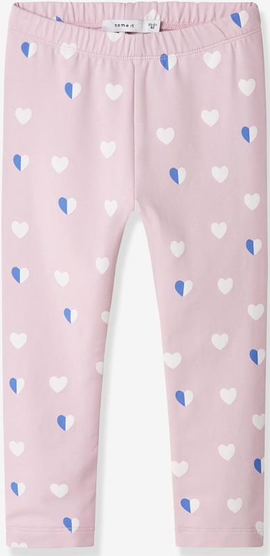 NAME IT - NMFLIA - Legging - Rozen - Sweatstof - Meisjes