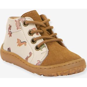 Baby jongen Schoenen voor het leren blootsvoets BAREFOOT FIRST STEP VETERS Froddo karamel