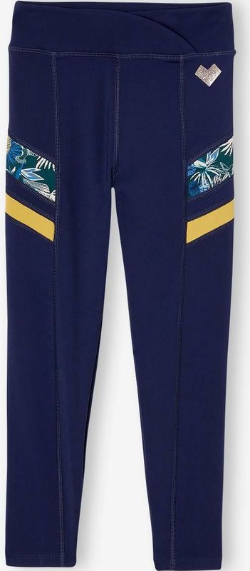 Sportlegging - Meisjes - Zwart - Technische Stretchstof