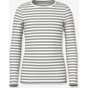 Top - Gestreept - Lange Mouwen - Slim Fit