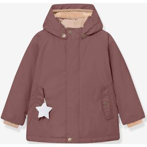 Unisex - Fleece Gevoerde Jas - Pruim - Voor Baby's