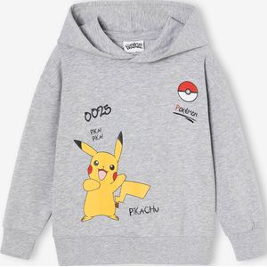 Pokemon-sweatshirt met capuchon gemêleerd grijs