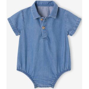 Denim romper stone