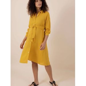 Linnen zwangerschapsjurk Aina ENVIE DE FRAISE okergeel