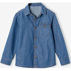 Overhemd - Denim - Katoen - Lichtgewicht Stof - Klassieke Kraag