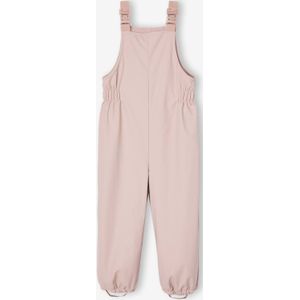 Regenbroek met bretels voor meisjes lichtroze