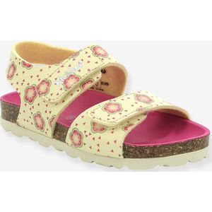 Meisjessandalen Summerkro Summerkick KICKERS gele bloem