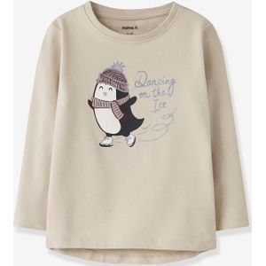 T-shirt met lange mouwen NMFVIX meisje NAME IT beige
