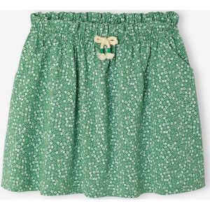 Meisjesrok - Bloemenprint - Katoen - Elastische Taille