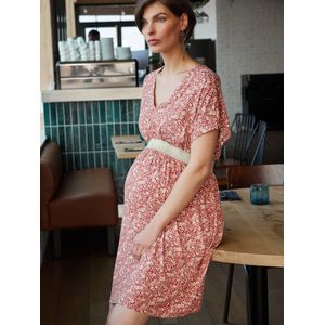 Zwangerschapsjurk Félicineor ENVIE DE FRAISE terracotta