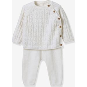 Babyset van wol CYRILLUS ecru