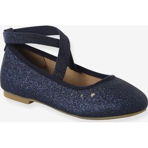 Ballerina's - Marineblauw - Kleuterschoolcollectie - Gekruiste Elastiek