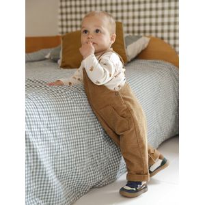 Vertbaudet - Babyset - Fluweel / Velours - T-shirt met Cowboy-print
