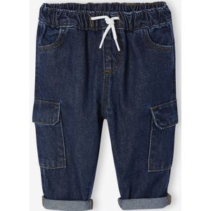Denim babybroek ongewassen denim