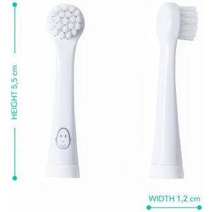 Matchstick Monkey - Vervangborstels - 2 Stuks - Ultrazacht - Antimicrobiële Bescherming