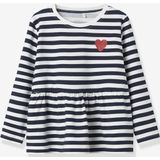 Name It Blouse - NmfLiona - Navy Blazer/Brigth White - Name It - 2 jaar (92) - Shirts