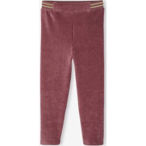 Fluwelen meisjeslegging zachtpaars