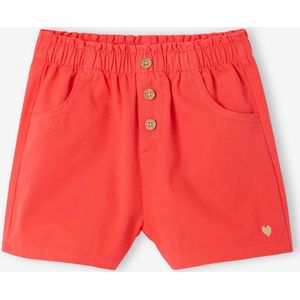 Gekleurde meisjesshort gemakkelijk aan te trekken rood