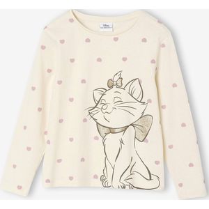 T-shirt met lange mouwen voor meisjes Disney Marie les Aristochats ecru
